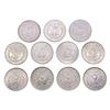 Image 2 : 1878-1890 UNC Morgan Silver Dollars [11 Coins]