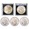Image 1 : 1883-1897 UNC Morgan Silver Dollars [5 Coins]