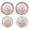 Image 1 : 1900-1904 UNC Morgan Silver Dollars [4 Coins]