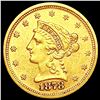 Image 1 : 1878-S $2.50 Gold Quarter Eagle CLOSELY UNCIRCULAT