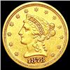 Image 1 : 1878-S $2.50 Gold Quarter Eagle CLOSELY UNCIRCULAT