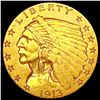 Image 1 : 1913 $2.50 Gold Quarter Eagle NEARLY UNCIRCULATED