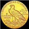 Image 2 : 1913 $2.50 Gold Quarter Eagle NEARLY UNCIRCULATED