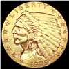 Image 1 : 1909 $2.50 Gold Quarter Eagle CLOSELY UNCIRCULATED