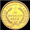 Image 2 : 1852 Rare Gold Dollar UNCIRCULATED