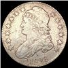 Image 1 : 1828 Sq Base 2 Capped Bust Half Dollar NEARLY UNCI