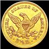 Image 2 : 1857 $2.50 Gold Quarter Eagle CLOSELY UNCIRCULATED