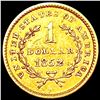 Image 2 : 1852 Rare Gold Dollar CLOSELY UNCIRCULATED