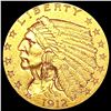 Image 1 : 1912 $2.50 Gold Quarter Eagle UNCIRCULATED