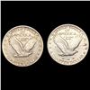 Image 2 : [2] Standing Liberty Quarters [1927, 1928-D] NEARL
