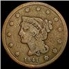 Image 1 : 1841 Braided Hair Large Cent NICELY CIRCULATED