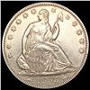 Image 1 : 1855 Arws Seated Liberty Half Dollar UNCIRCULATED