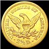 Image 2 : 1851 $2.50 Gold Quarter Eagle CLOSELY UNCIRCULATED