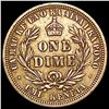 Image 2 : 1883 Kingdom of Hawaii Dime LIGHTLY CIRCULATED