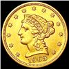 Image 1 : 1905 $2.50 Gold Quarter Eagle UNCIRCULATED