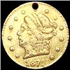 Image 1 : 1871 Round California Gold Dollar NICELY CIRCULATE