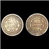 Image 2 : [2] Seated Liberty Half Dimes [1844, 1858] NICELY
