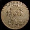 Image 1 : 1805 Stem 5 Draped Bust Half Cent LIGHTLY CIRCULAT