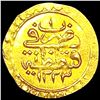 Image 2 : 1808-1839 Turkey .0278oz Gold 1/4 Zeri CLOSELY UNC