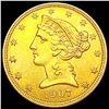 Image 1 : 1907-D $5 Gold Half Eagle UNCIRCULATED