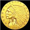 Image 1 : 1912 $2.50 Gold Quarter Eagle CLOSELY UNCIRCULATED