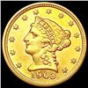 Image 1 : 1903 $2.50 Gold Quarter Eagle CLOSELY UNCIRCULATED