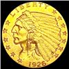 Image 1 : 1926 $2.50 Gold Quarter Eagle CLOSELY UNCIRCULATED