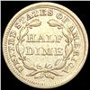 Image 2 : 1857 Seated Liberty Half Dime CLOSELY UNCIRCULATED