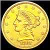 Image 1 : 1861 $2.50 Gold Quarter Eagle CLOSELY UNCIRCULATED
