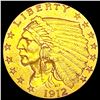 Image 1 : 1912 $2.50 Gold Quarter Eagle CLOSELY UNCIRCULATED