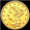 Image 1 : 1878 $2.50 Gold Quarter Eagle CLOSELY UNCIRCULATED