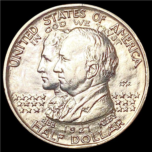 1921 2X2 Alabama Half Dollar UNCIRCULATED