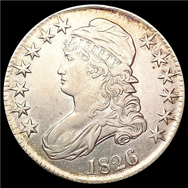 1826 Capped Bust Half Dollar CLOSELY UNCIRCULATED