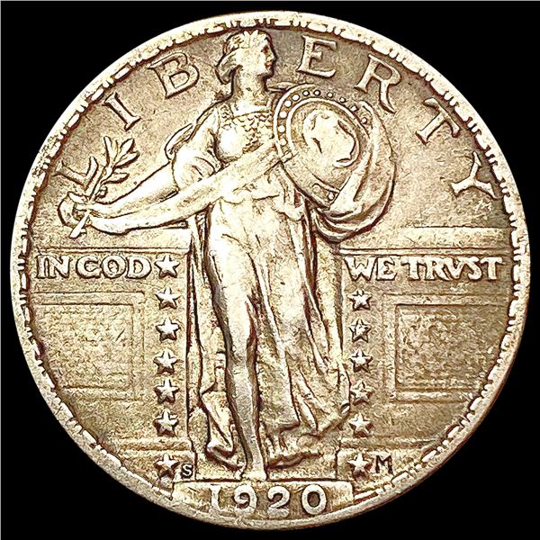 1920-S Standing Liberty Quarter NEARLY UNCIRCULATE