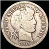 Image 1 : 1905-O Micro O Barber Dime NICELY CIRCULATED