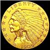 Image 1 : 1909 $2.50 Gold Quarter Eagle CLOSELY UNCIRCULATED