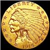 Image 1 : 1915 $2.50 Gold Quarter Eagle CLOSELY UNCIRCULATED