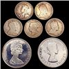 Image 1 : [7] Canada Varied SILV Coinage [1874, [2] 1902, 19