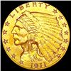 Image 1 : 1911 $2.50 Gold Quarter Eagle CLOSELY UNCIRCULATED