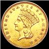 Image 1 : 1861 Rare Gold Dollar UNCIRCULATED