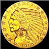 Image 1 : 1910 $5 Gold Half Eagle CLOSELY UNCIRCULATED