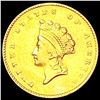 Image 1 : 1855 Rare Gold Dollar CLOSELY UNCIRCULATED