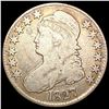 Image 1 : 1827 Sq Base 2 Capped Bust Half Dollar NICELY CIRC
