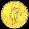 Image 1 : 1854 Rare Gold Dollar CLOSELY UNCIRCULATED