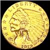 Image 1 : 1912 $2.50 Gold Quarter Eagle CLOSELY UNCIRCULATED
