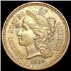 Image 1 : 1865 Nickel Three Cent CLOSELY UNCIRCULATED