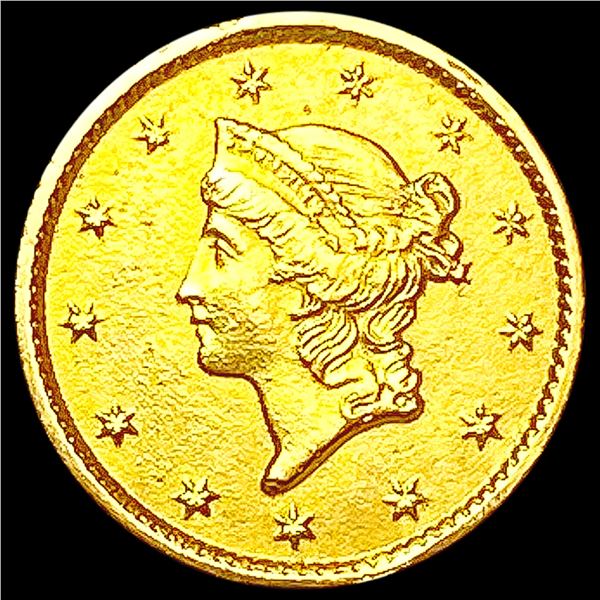 1849 Rare Gold Dollar CHOICE AU