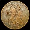 Image 1 : 1806 Draped Bust Half Cent NICELY CIRCULATED