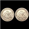 Image 2 : [2] Seated Liberty Half Dollars [1847-O, 1858-O LI