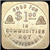 Image 2 : 1940 L.D.S. $1 Church Token CLOSELY UNCIRCULATED